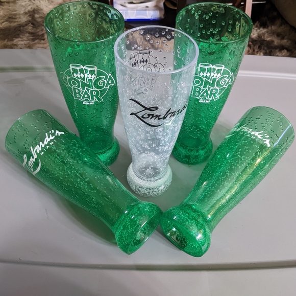 LOMBARDI'S MIAMI Beach!!Tall Hard Plastic Conga Bar souvenir cups! - Picture 9 of 10